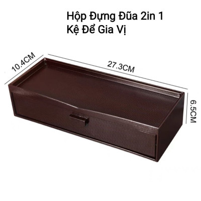  HỘP ĐỰNG MUỖNG  ĐŨA ĐỂ GIA VỊ CÓ NGĂN KÉO – THIẾT KẾ SANG TRỌNG & TIỆN LỢI 