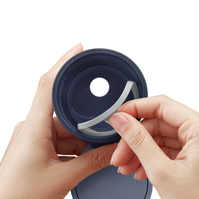 Bình giữ nhiệt LocknLock Hidden Moon LHC3275 490ml, Hàng chính hãng, nắp mở 1 chạm tiện lợi - JoyMall