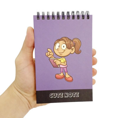 Sổ Lò Xo Teen Không Kẻ Có Chấm 80gsm Cute Note - The Sun - Mẫu 3