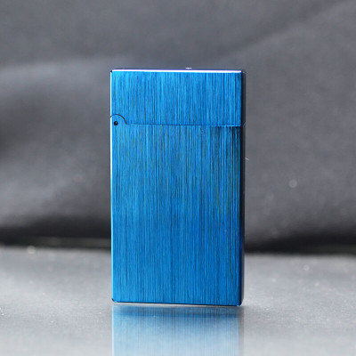 Vỏ Hộp quẹt mini xăng đá xước màu xanh DX10X