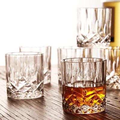 Bộ 6 ly thủy tinh chịu nhiệt cao cấp dùng uống nước hoặc rượu tây vân sao