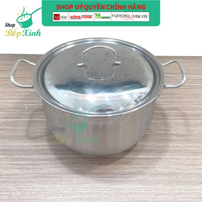 Nồi Luộc Gà Fivestar Nắp Inox + Tặng 5 Muỗng Ăn Inox - Bạc