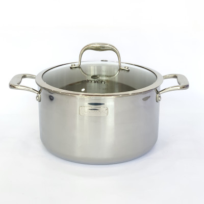 NỒI INOX 3 LỚP CAO CẤP ĐÁY LIỀN TRI-MAX XS 28cm