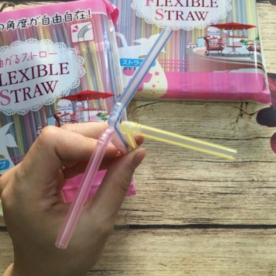 Set 150 chiếc ống hút Mini Straw Ø4mmx130mm - Hàng Nội Địa Nhật Bản