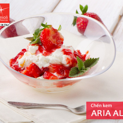 Chén kem thủy tinh trong Aria Alfa 250ml - Bormioli Rocco - Italy