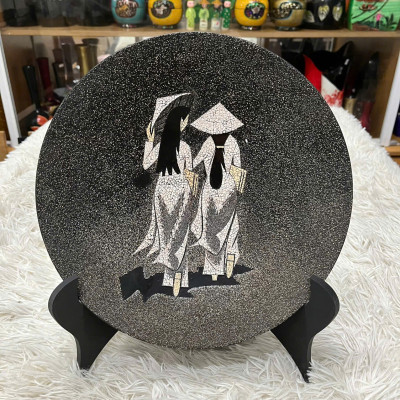 Dĩa sơn mài cao cấp Thanh Bình Lê cẩn trứng đẹp hoạ tiết đa dạng