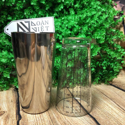 Bình Lắc Cocktail 2 Mảnh - Bình Lắc Boston (1 Thủy Tinh và 1 Inox) - Dụng Cụ Pha Chế, Dụng Cụ Quầy Bar. Chuyên phục vụ S