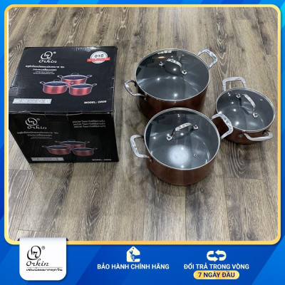 NỒI NHÔM ĐÁY TỪ ORKIN Thái Lan - MÃ OR09 [Hàng chính hãng]