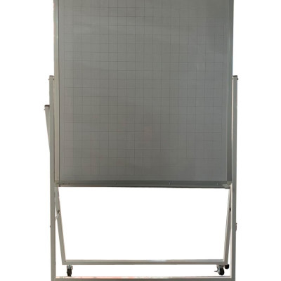 Bảng Flipchart Cố Định Viết Bút Lông Có Ô Ly Bavico - Trắng (0.8 x 1.2 m)
