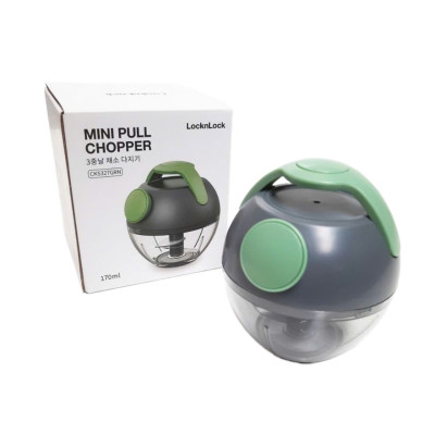 Dụng Cụ Băm Nhỏ Rau Củ Quả, Xay Tỏi Ớt Mini LocknLock CKS327GRN (hàng chính hãng)