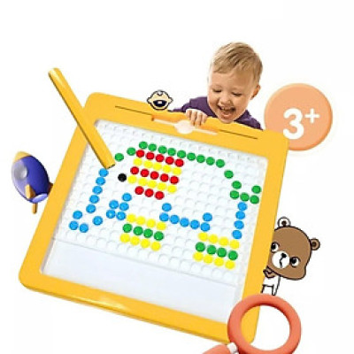 Bảng Vẽ Nam Châm Từ Tính , Bảng Vẽ Xếp Hình Nam Châm Thế Hệ Mới,Đồ Chơi Giáo Dục Xếp Hình Nam Châm, Bảng Vẽ Bút Bi Nam Châm Từ Tính Cho Bé