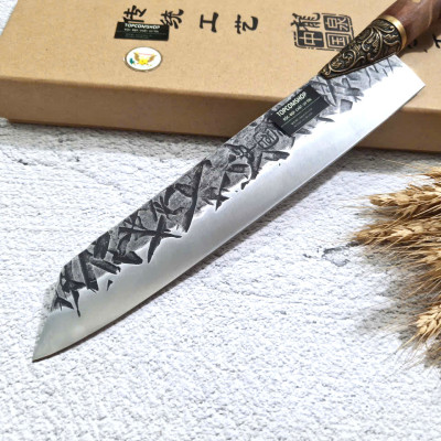 DAO BẾP - DAO THÁI HOA VĂN KHÂU ĐỒNG MÃ A3 DT157 NT topcomshop vn