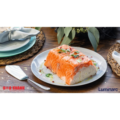 Đĩa Thủy Tinh Luminarc Diwali Granit 25cm - bộ 6 đĩa - P0870