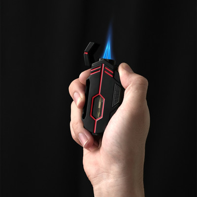 Vỏ Hột Quẹt Bật Lửa Gas  COB-160 Khò 2 Tia Mạnh Mẽ Nhìn Rõ Lượng Gas - Nhiều Màu