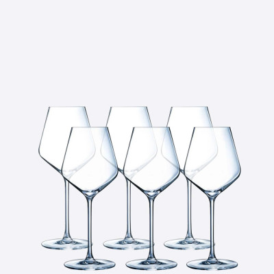 Bộ 6 Ly Rượu Vang Pha Lê Cristal D