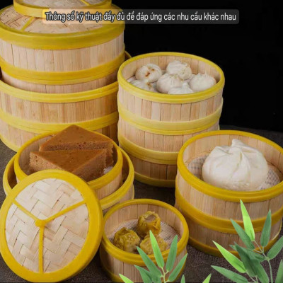 XỬNG HẤP BẰNG TRE TỰ NHIÊN – CHẮC CHẮN, ĐẸP MẮT, AN TOÀN CHO SỨC KHỎE 