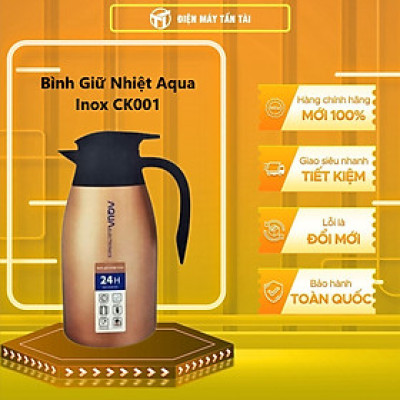 BÌNH GIỮ NHIỆT AQUA INOX CK001 - Hàng chính hãng
