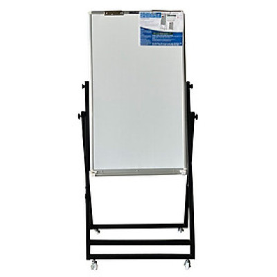 Bảng Flipchart sơn tĩnh điện màu đen 80x120cm-Mặt bảng trắng không ô ly-bảng giá rẻ BAVICO 