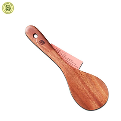 Vá Xới Cơm Gỗ Xà Cừ Cỡ Nhỏ - Vá Gỗ S1 - Đồ Gỗ Nhà Bếp Thương Hiệu Trường Sơn