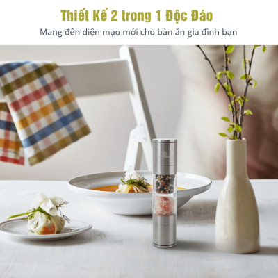 Dụng Cụ Xay Tiêu và Muối 2 trong 1 Benchusch