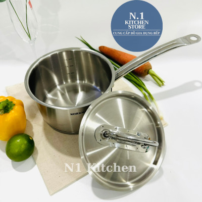 Nồi Quánh inox cao cấp Korkmaz Proline 2 lít có nắp - A1157 - Hàng chính hãng
