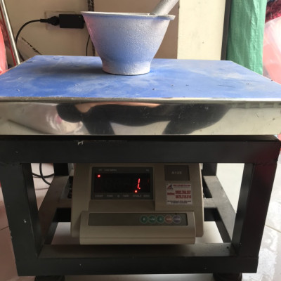 Bộ chày cối gang đúc nguyên khối- Hàng đẹp loại 1- size 18 cm, nặng 1 kg