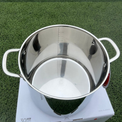 Nồi luộc gà 5 đáy Inox 304 Elmich EL-2525IN30 size 30cm cao 24cm dung tích 16L, bảo hành 24 tháng