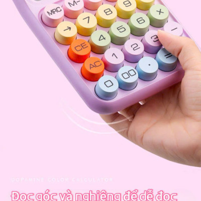 Máy Tính Văn Phòng 12 Chữ Số, Bàn Phím Cơ ABS Đồ Dùng Học Tập Đa Chức Năng - HÀNG CHÍNH HÃNG MINIIN