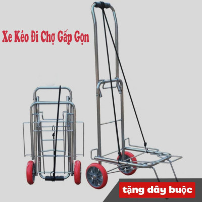 Xe Kéo Đi Chợ  Gấp Gọn Tiện Dụng