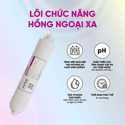 Lõi lọc nước - Hàng chính hãng Mutosi số 6/7/8 - Lõi hồng ngoại xa (Far Infrared) LOIT33HN-R