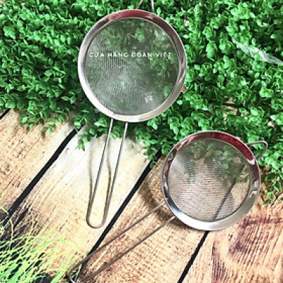 [MỚI] Rây Bột Inox Có Tay Cầm - Combo 2 size 12, 14cm. Chuyên phục vụ Sp Gia dụng, Khuôn làm bánh, Dụng cụ học Sinh, Nhà