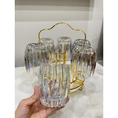 Bộ 6 Cốc Thuỷ Pha Lê Siêu Rẻ  Sang Trọng Tinh Tế 