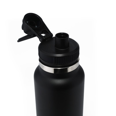 Bình Giữ Nhiệt Rinfere Với Combo 2 Nắp, Dụng Cụ Vệ Sinh Ống Hút (950ml) - Khắc Tên Theo Yêu Cầu