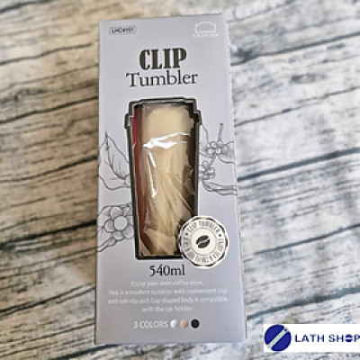 Ly Giữ Nhiệt Lock&Lock Clip Tumbler LHC4151 Bằng Thép Không Gỉ Inox 304, Kèm Ống Hút-540ml