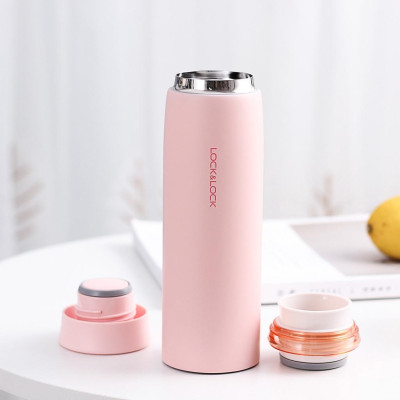 Bình Giữ Nhiệt Lock&Lock 450ml siêu nhẹ Feather Light Ring Tumbler LHC4131