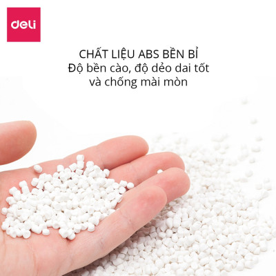 Khay pha màu 3 / 12 ngăn Deli - Có lỗ xỏ tay - 1 khay- 3 ngăn / 12 ngăn - 68301 / 68300