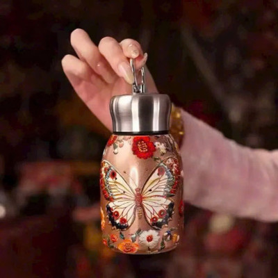 Bình Giữ Nhiệt Mini Con Công Sang Chảnh 300ml Lõi Inox Cao Cấp - Giữ Nhiệt Lâu, Dùng Đi Học Đi Làm - HÀNG CHÍNH HÃNG MINIIN