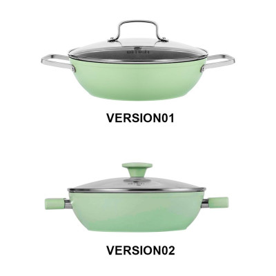 Nồi lẩu chống dính vân đá Elmich El-5553GY28 size 28cm  - Hàng chính hãng