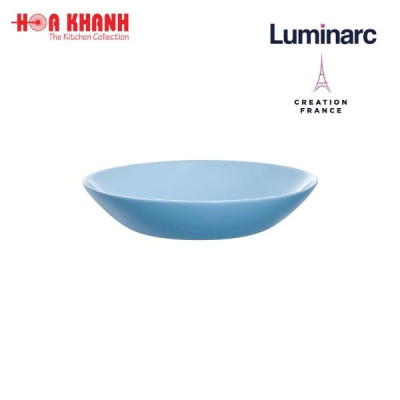 Đĩa Sâu Thủy Tinh Luminarc Diwali Light Blue 20cm - bộ 6 đĩa - P2021