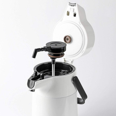 Combo phích giữ nhiệt Pearl Metal Air Pot + cốc uống nước có nắp Inomata 360ml - nội địa Nhật Bản