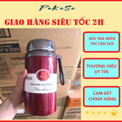 Bình Giữ Nhiệt Kim Cương Inox 304 Giữ Nhiệt Tốt Trong 6-8H - Chống Rỉ Sét Đảm Bảo An Toàn Cho Sức Khỏe Người Dùng - Hàng Loại 1 - Chính Hãng