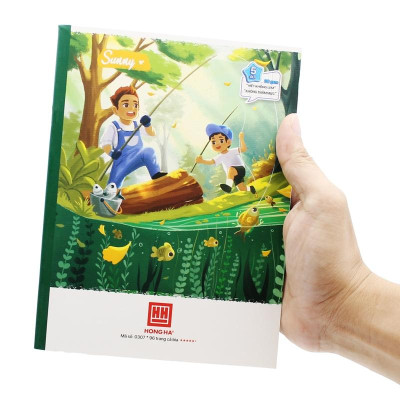 Combo 5 Vở 5 Ô Ly 96 Trang 80gsm Class Sunny - Hồng Hà 0307 (Mẫu Màu Giao Ngẫu Nhiên)