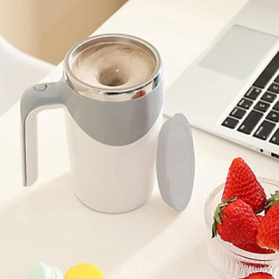 Cốc Khuấy Tự Động Pha Cafe, 380ml Dùng Pin Lõi Inox 304 Không Rỉ Giữ Nhiệt Tốt - HÀNG CHÍNH HÃNG