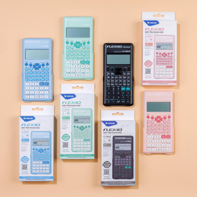 Máy Tính Khoa Học Flexio - Thiên Long Fx799VN - Màu Xanh Bạc Hà