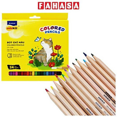 Hộp 24 Bút Chì Màu Colored Pencils - Colokit CPC-C038
