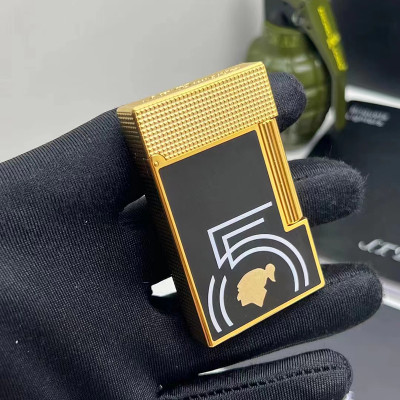 Vỏ Hột Quẹt Bật Lửa Gas Đá DP089 Phiên Bản Kỷ Niệm 55 Năm Sơn Mài Màu Đen