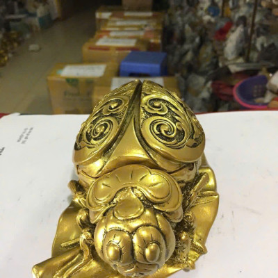 Gạt tàn thuốc hình Ve sầu CTVD25 17.9 x 11 x 8.2cm mạ vàng