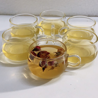 BỘ 6 LY THỦY TINH UỐNG TRÀ DÁNG THẤP - VD721