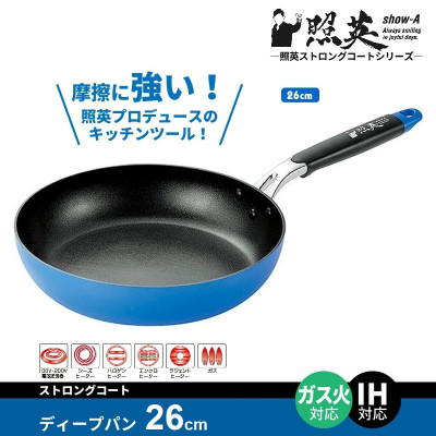 Chảo chống dính cao cấp 5 lớp đáy từ sâu lòng Show-A tròn size - hàng nội địa Nhật Bản