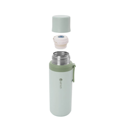 Bình giữ nhiệt 600ml inox 304 Elmich EL8357, Hàng chính hãng, Giữ lạnh đến 40h, nắp chống tràn, có quai xách - JoyMall